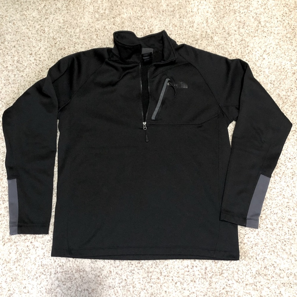 Mens sz L The North Face 3/4 zip pullover